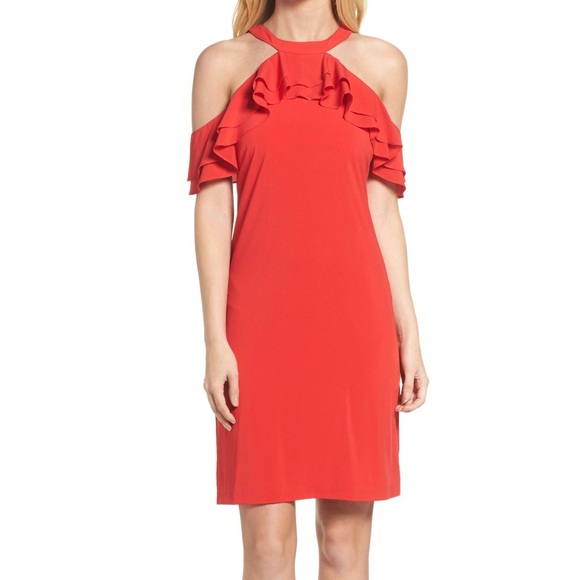 Julia Jordan Red Dress - Picture 1 of 6